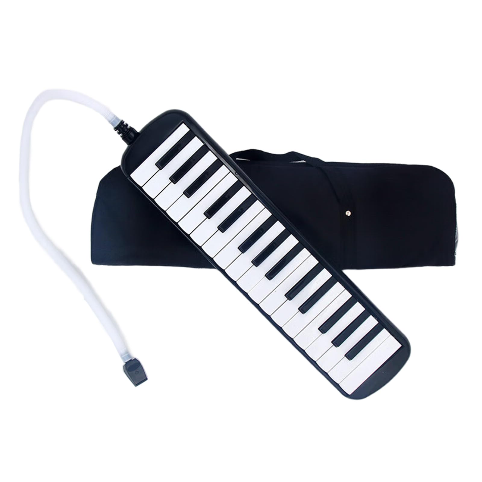 Clavier de piano à air soprano mélodique avec tube long, embouts courts et sac de transport, instrument mélodica à 32 touches pour enfants