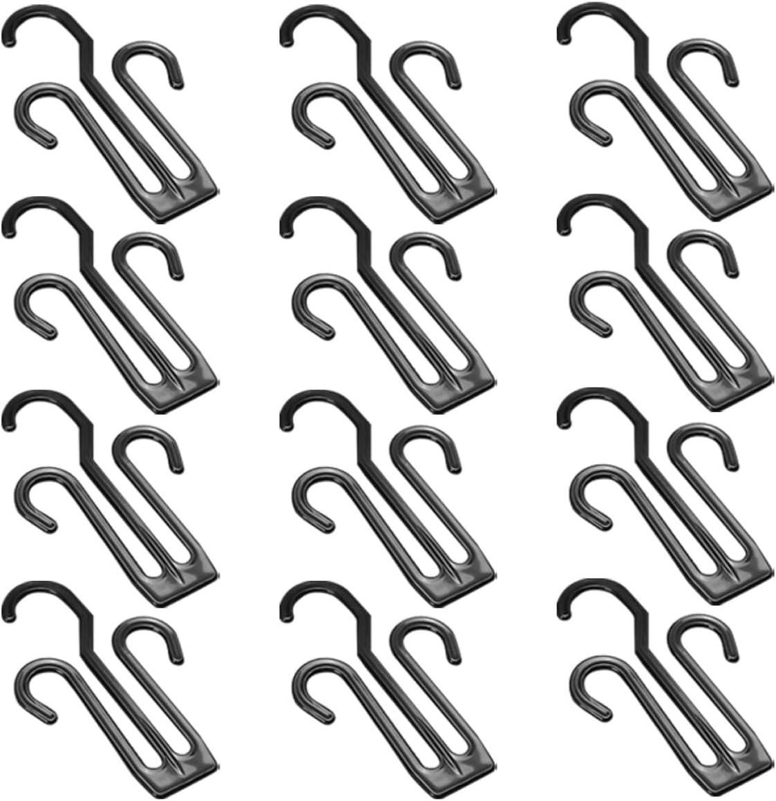 12 Pack Plastic Shoes Hanger for Slippers and Shoes Hanging Drying Hooks