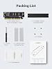 محول SSD NVMe M.2 متوافق مع Ugreen PCIe 4.0 x4 x8 x16 بسرعة 64 جيجابت في الثانية