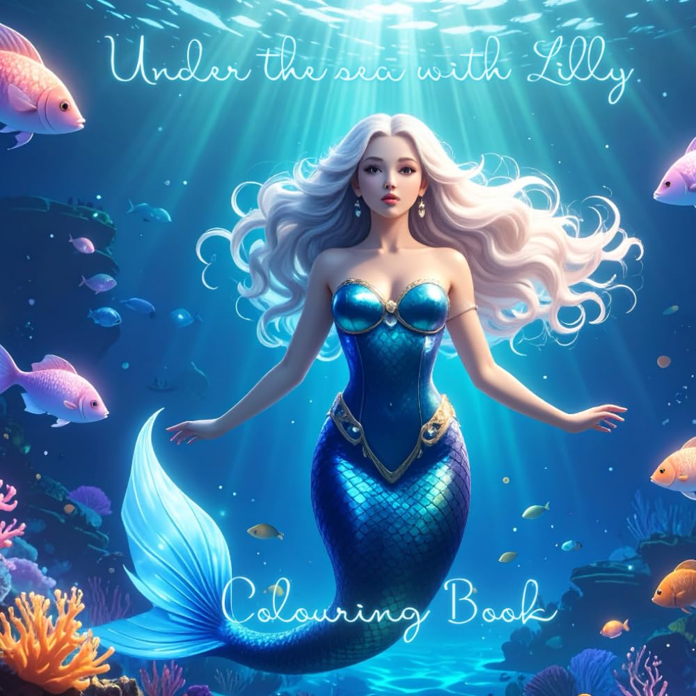 Under the Sea with Lilly: Colouring Book