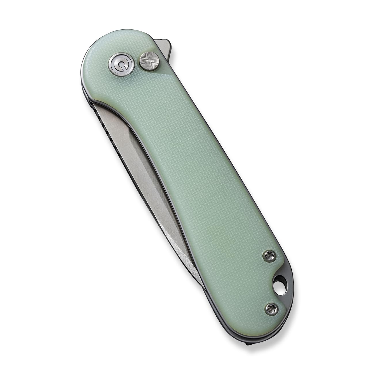 CIVIVI Elementum II Folding Pocket Knife with 7.51CM Nitro-V Blade & Natural G-10 Handle, Outdoor Knife with Clip (C18062P-2)
