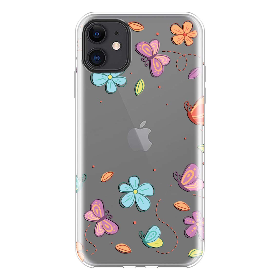 Fashionury Back Cover for Apple iPhone 11(Silicone/MultiColoured) Amazon.in Electronics