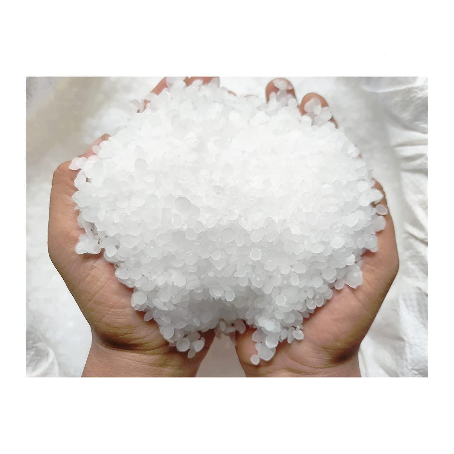 Deepsea Paraffin Granules Wax 100% Fully Refined IOCL Paraffin Wax Candle Making Wax Paraffin Pellets DIY Candle Making Wax (1kg)