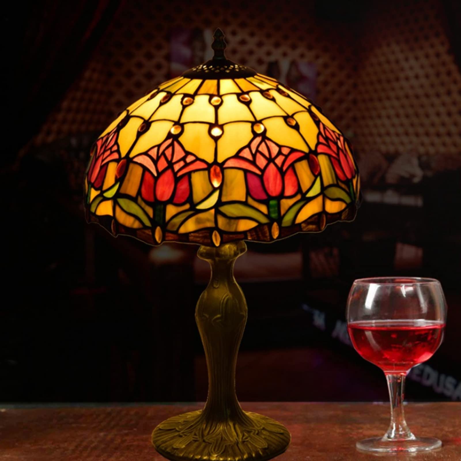 Amazon.co.jp: ティファニー スタイル ランプ ステンド グラス
