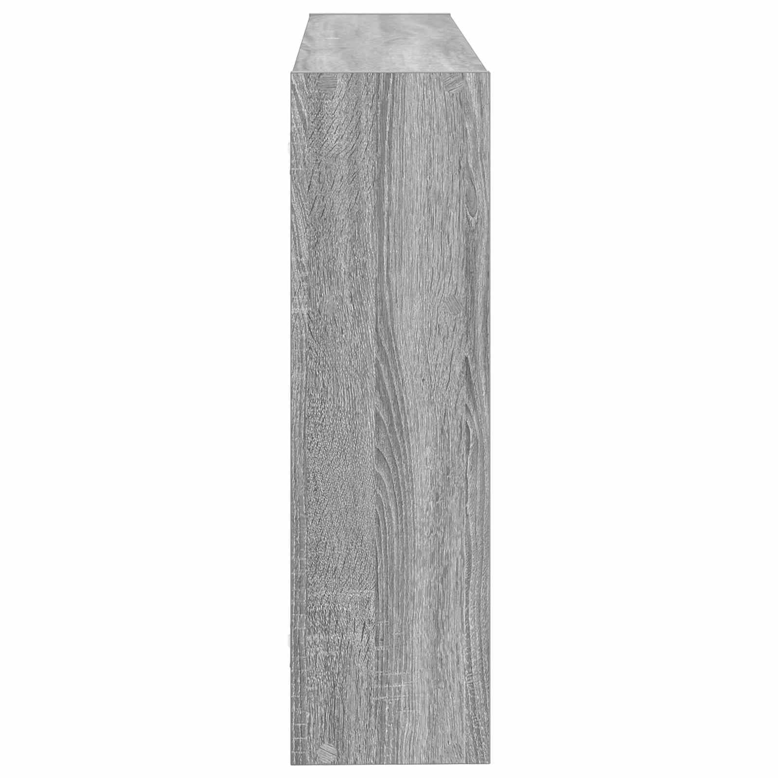 Estantería de pared gris Sonoma 95 x 20 x 69,5 cm