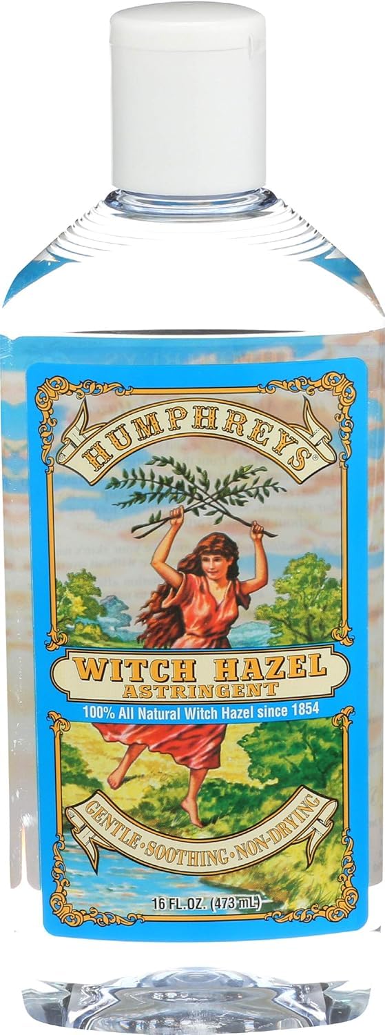 Humphrey's Witch Hazel Astringent 100% All Natural Witch Hazel 16 Ounce