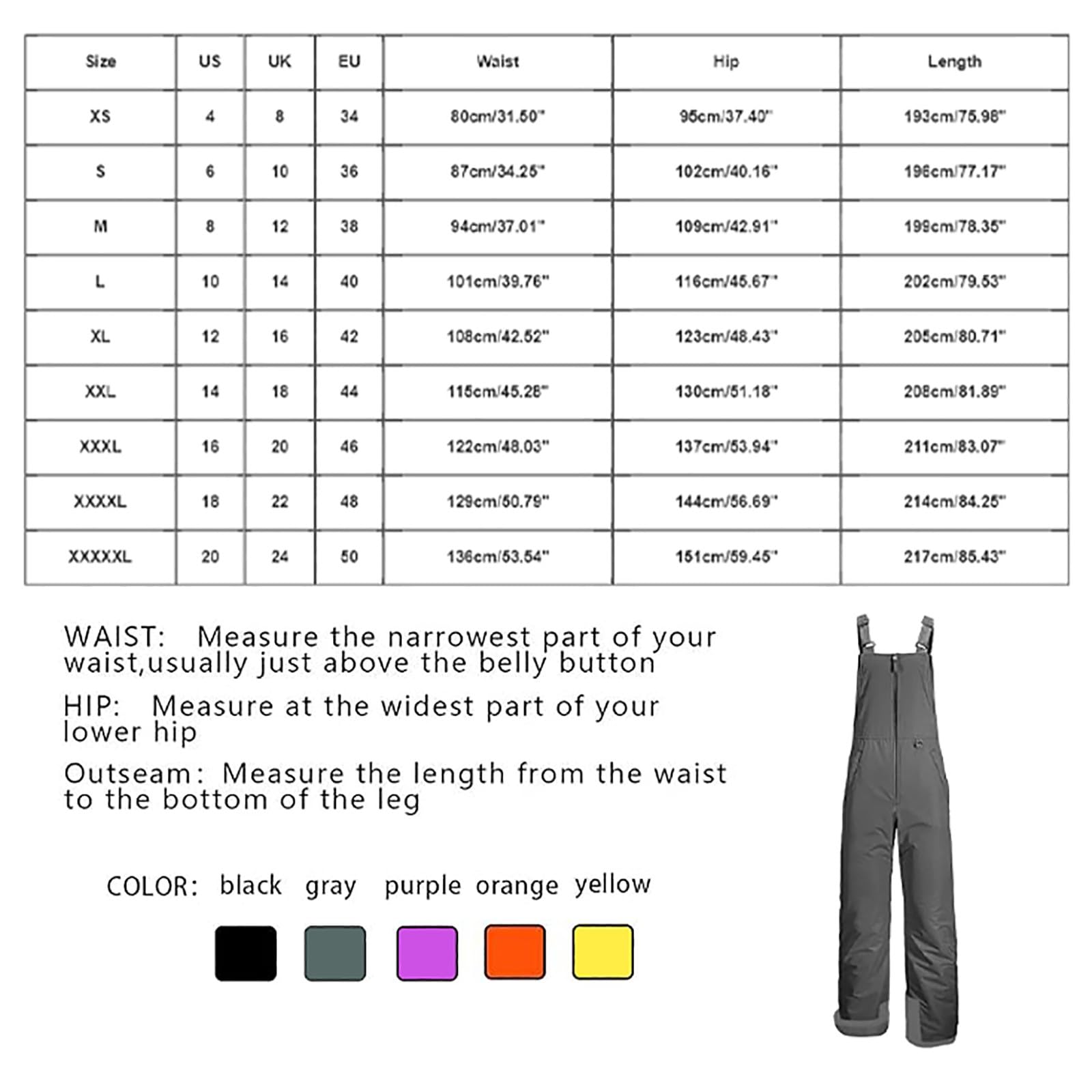 Salopette de ski isolante pour femme - Pantalon de snowboard d'hiver sans manches - Bretelles réglables - Combinaison une épaule pour femme