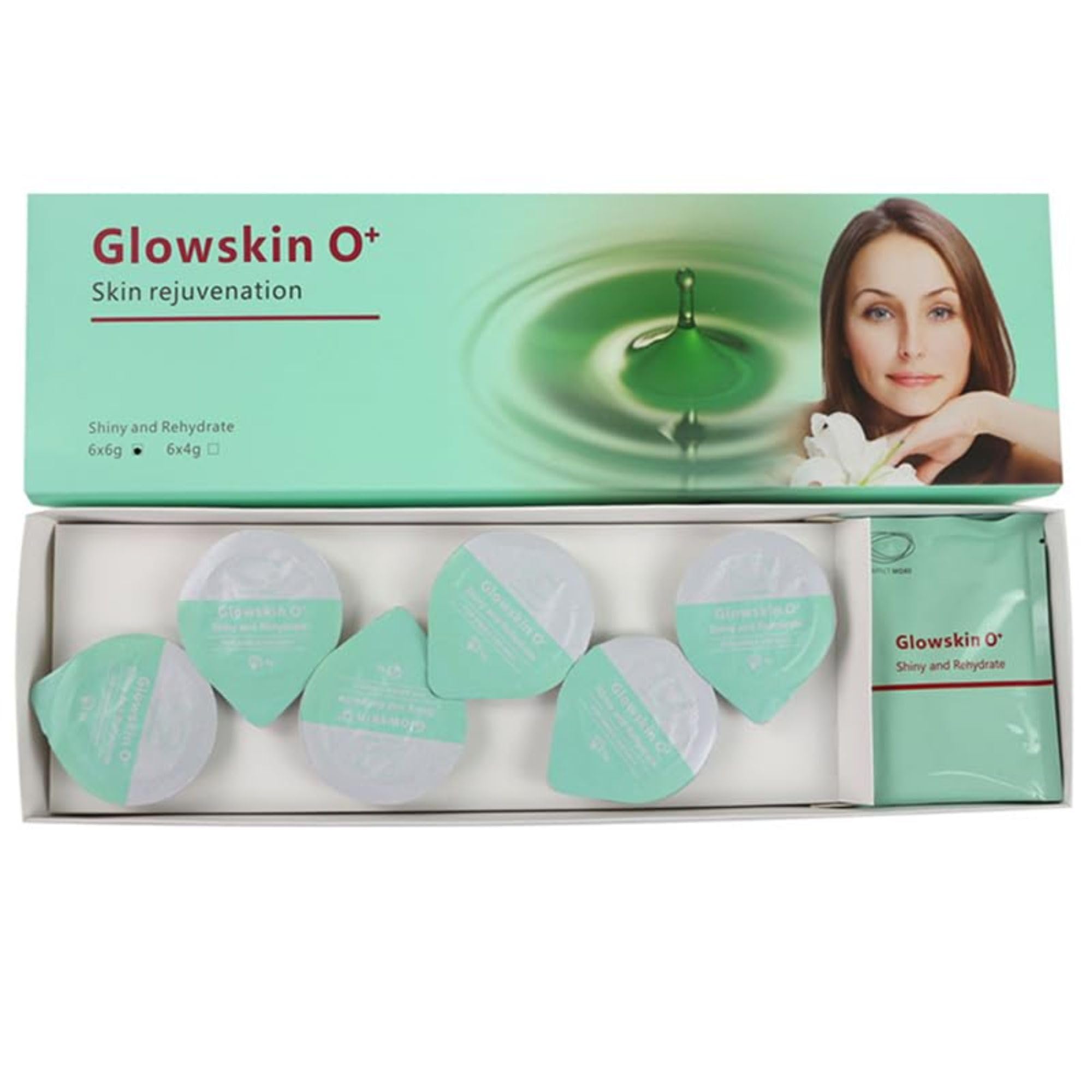 Glowskin O+ Skin Rejuvenation for Shine and Rehydration Kit | CO2 Oxygen Small Bubble Capsules for Skincare Machine | Hydro Dermabrasion | Aqua Peeling Solution | Facial Cleaning Glowskin O⁺