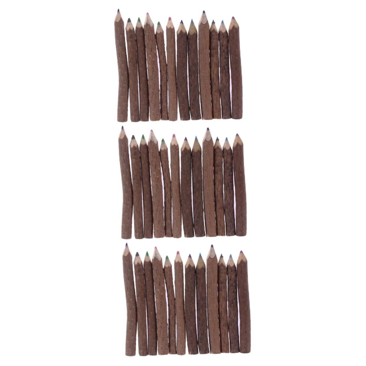 NUOBESTY 36 Piezas lápices de rama de árbol scout manualidades craft lapices de rama lápiz de rama de madera lápices de de rama familiar sucursal lápiz de dibujo