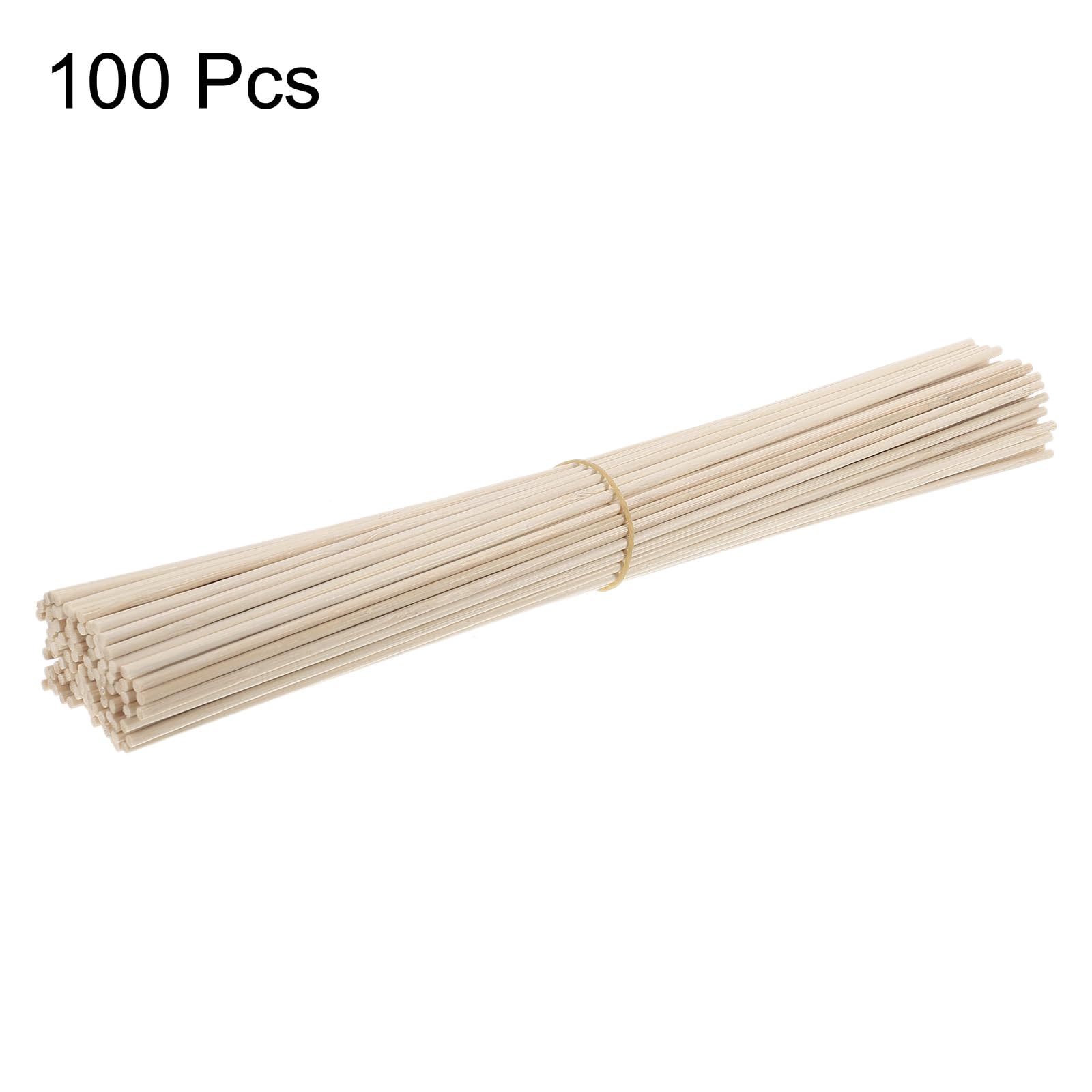 uxcell Wooden Dowel Rods,50cm/20 Round Dowel Rod Wood Sticks,4mm/0.16" Bamboo Stick for Arts Crafts Photo Booth Props - Image 3