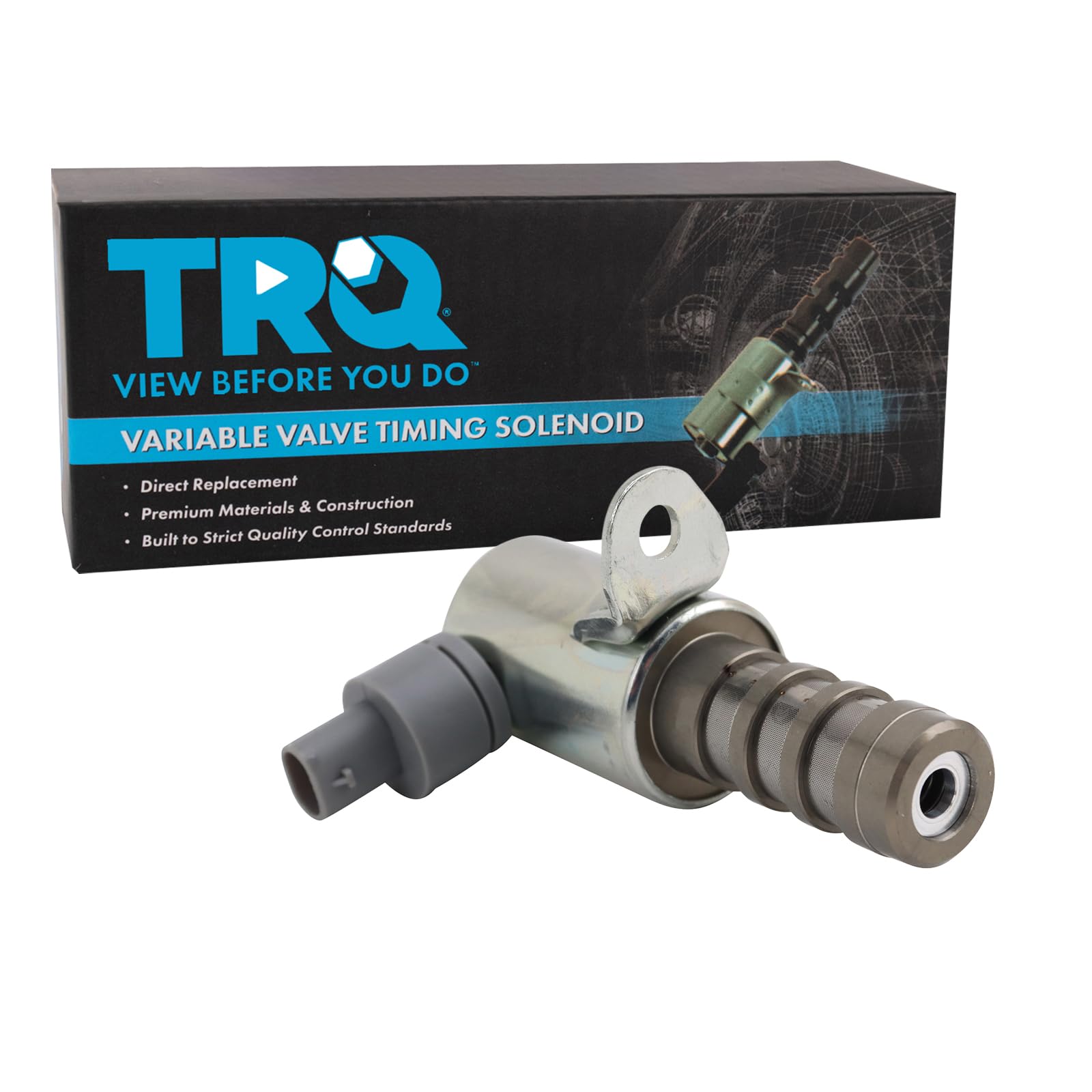 TRQ VVT Variable Valve Timing Solenoid for Ford Lincoln 3.5L 3.6L with Gray Connector-image-37