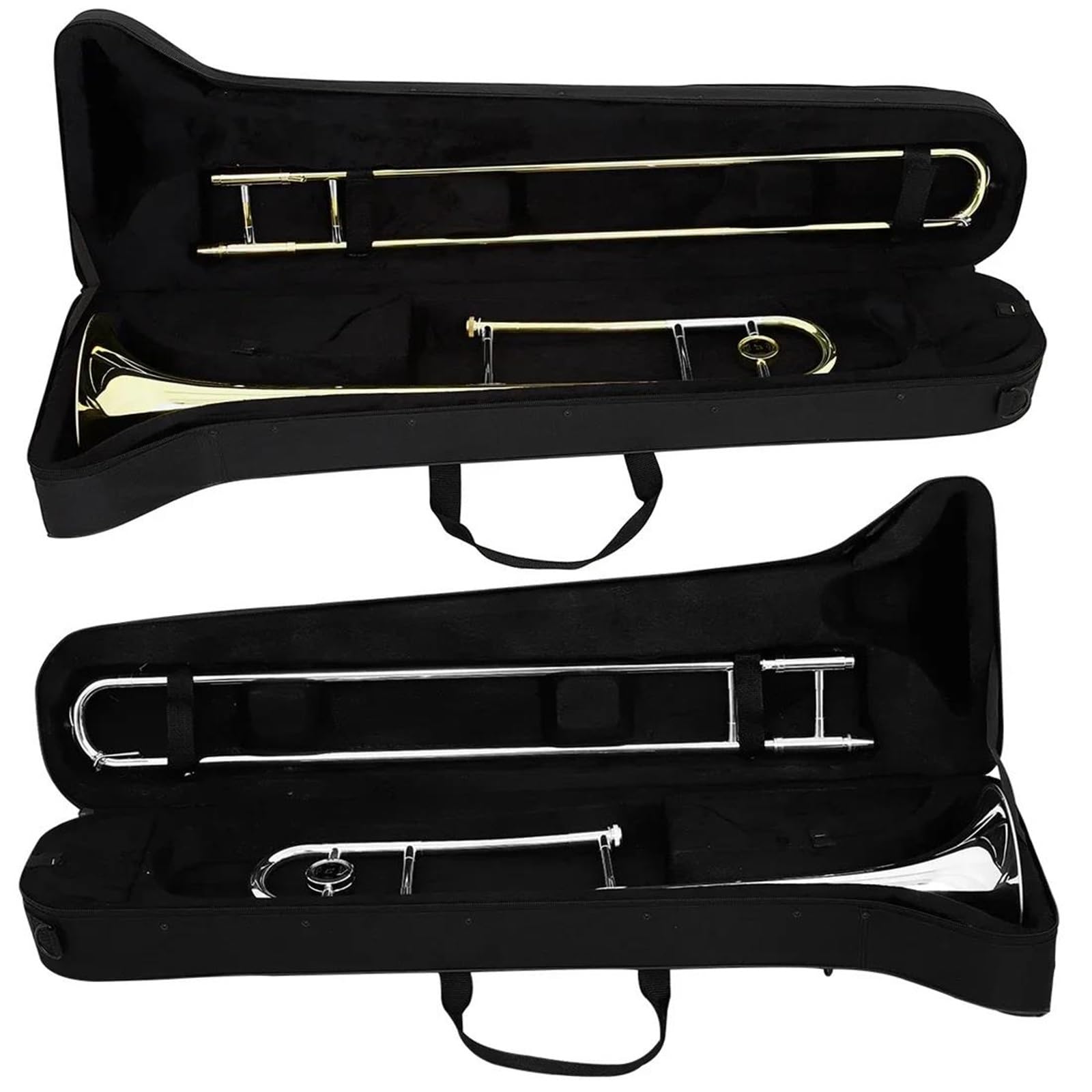 Instrumentos De Trombón Trombón Alto En Si Bemol De Latón Lacado Con Estuche(2)