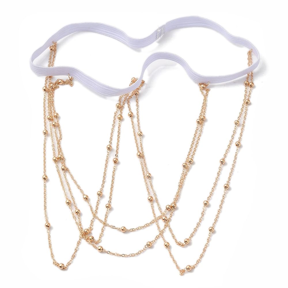 Via Mazzini Gold Plated Beaded Splendor Metal Thigh Chain Can Be Used With Shorts/Skirts for Women and Girls (TC0695) 1 Pc (B0DF7PFMD2) Amazon Price History, Amazon Price Tracker