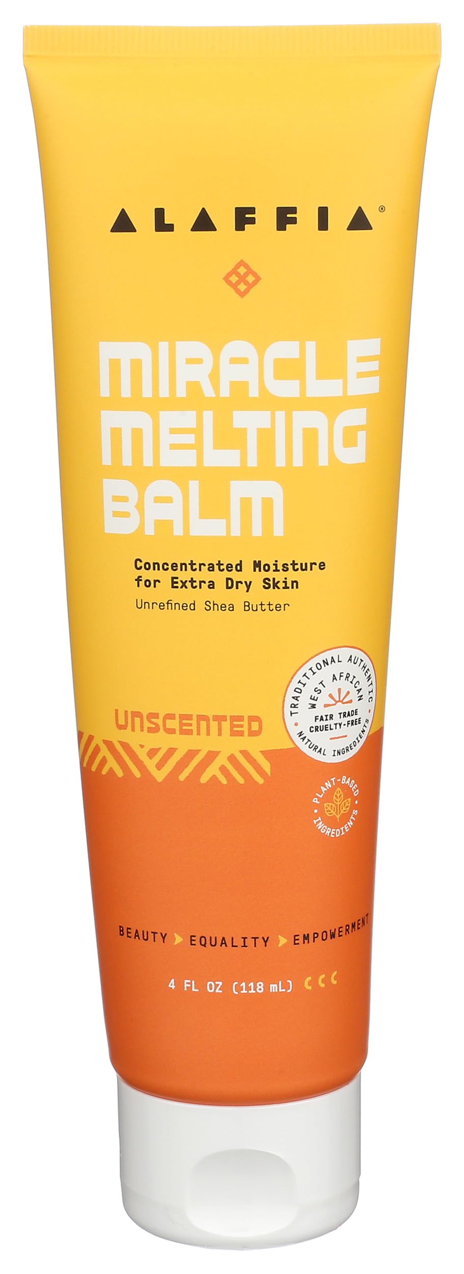 Amazon.com: ALAFFIA Unscented Melting Miracle Balm, 4 FZ : Beauty
