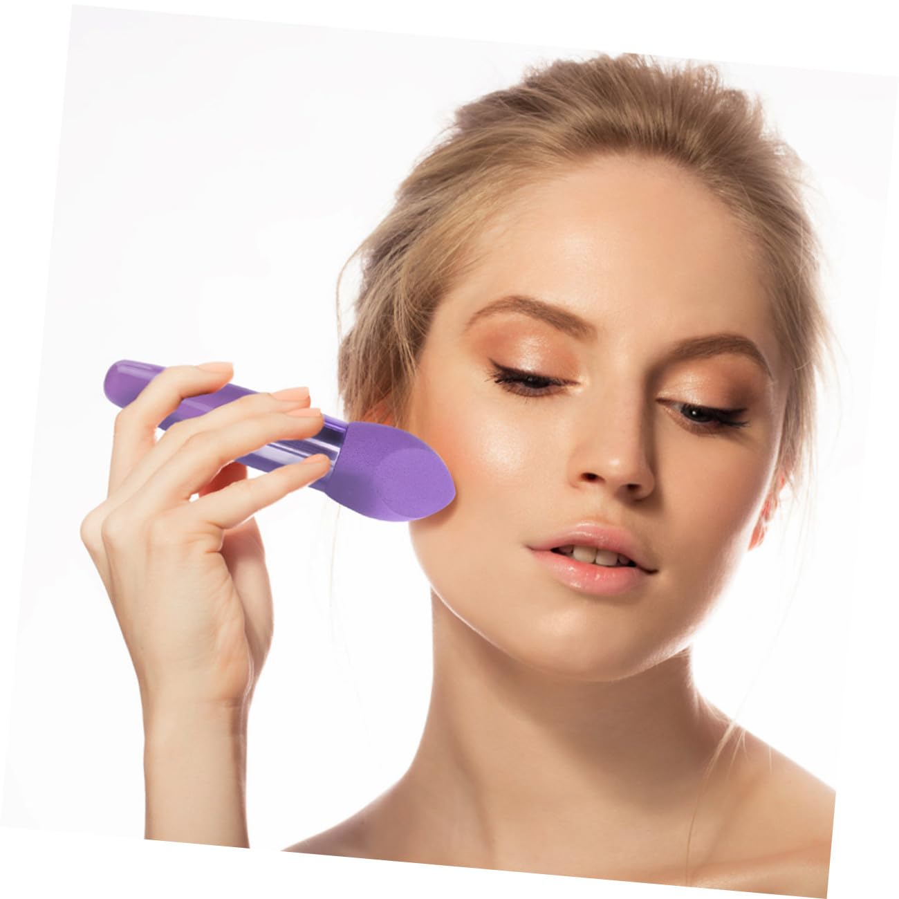 FOMIYES 24stücke Teiliges Beauty Makeup Puff Set Tragbare Stifte Mit Schwämmen Für Kosmetik-anwendung Für Flüssig Und Puder-