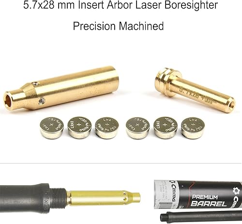 Miniatura 3 de TACFUN 0.224x1.102 in Insertar delantero eje boresighter precisión ajuste láser Bore Sighter, mirador