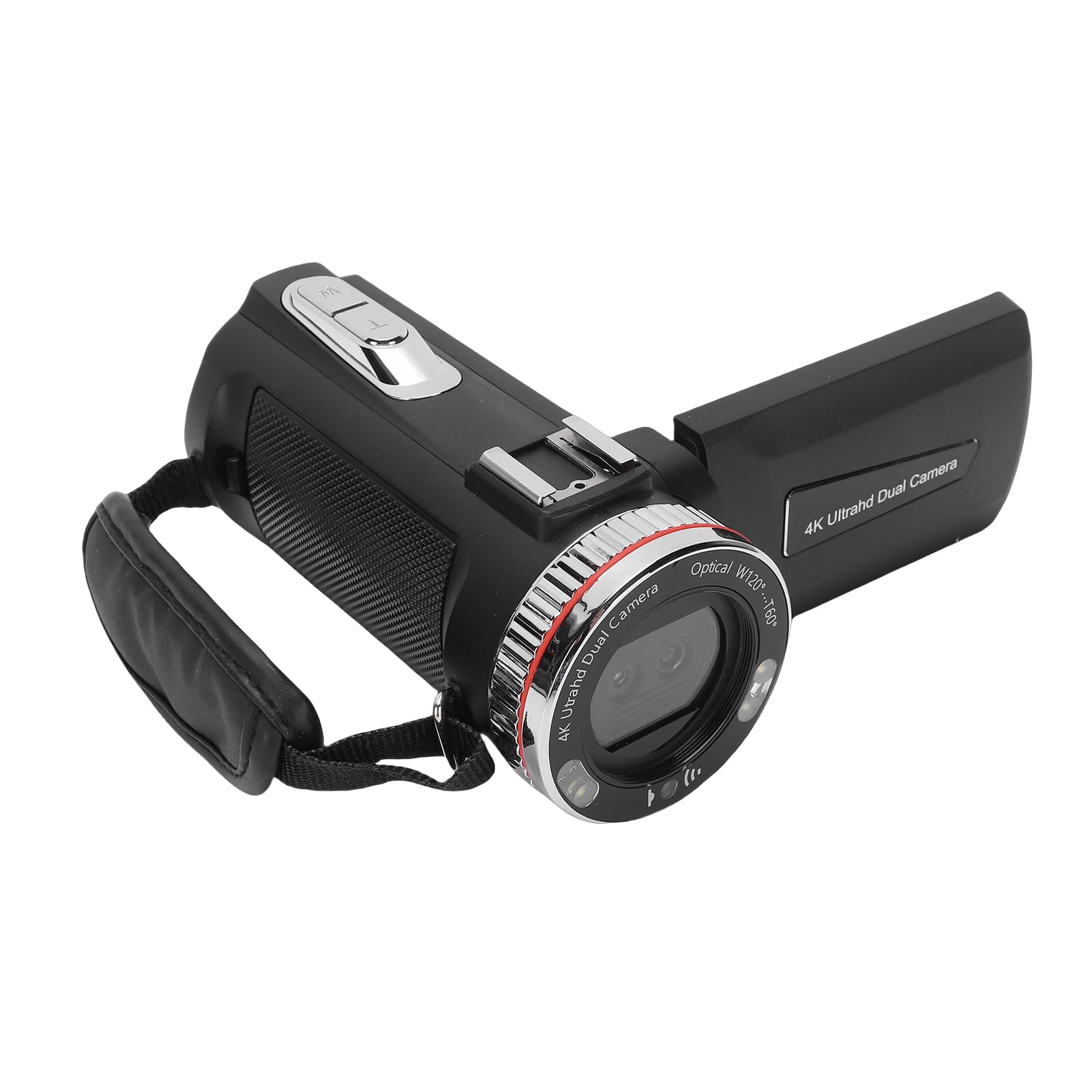 Tbest Videocámara 6K HD con Doble Lente, Pantalla Giratoria, Grabadora Digital, Micrófono Inalámbrico, Control Remoto y Kit de Viaje.