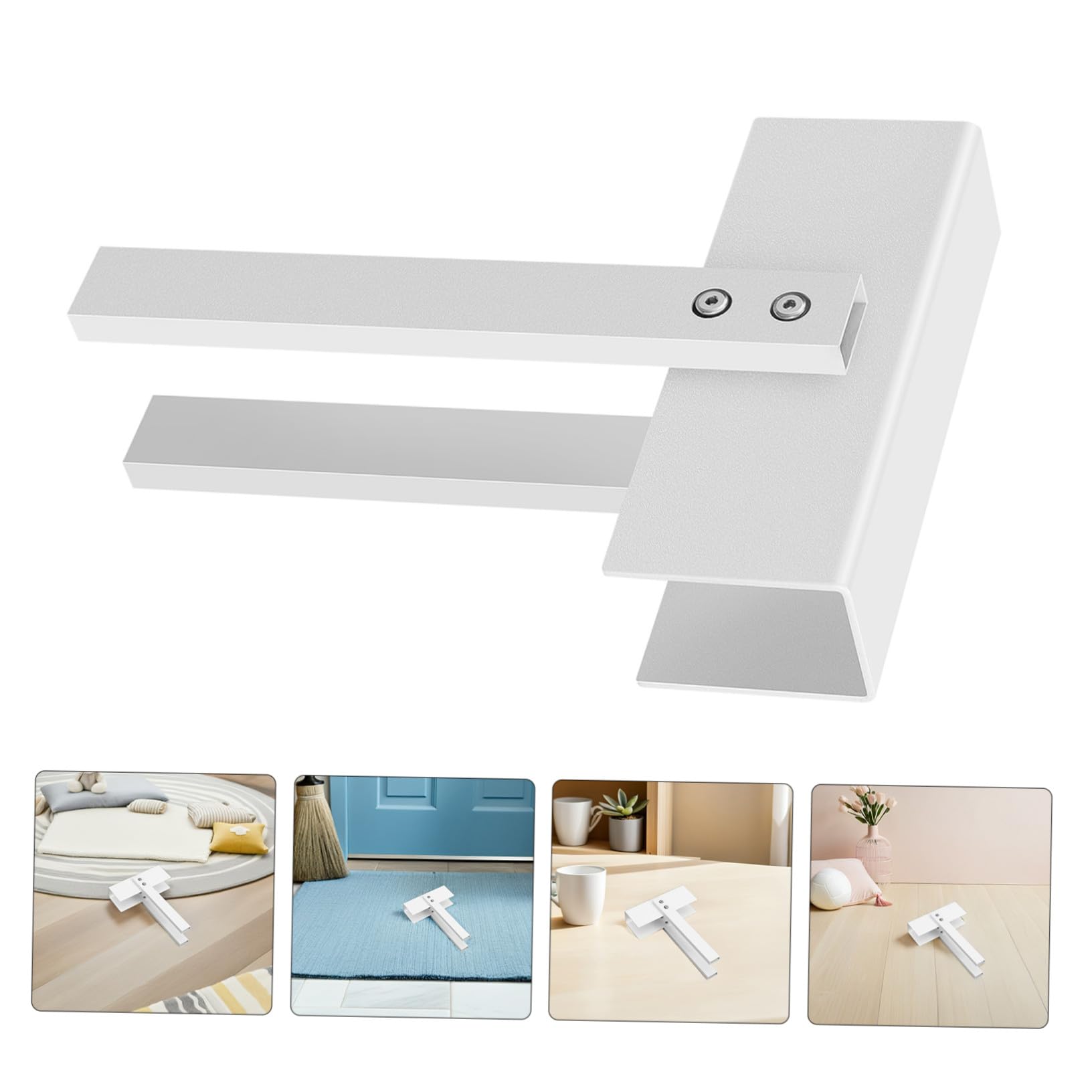 2 Piezas Cerradura de Seguridad para Puertas Dobles Acero Inoxidable Ajustable Protección Infantil para Armarios y Closets Instalación Rápida y Diseño Ahorra Espacio de Unidades