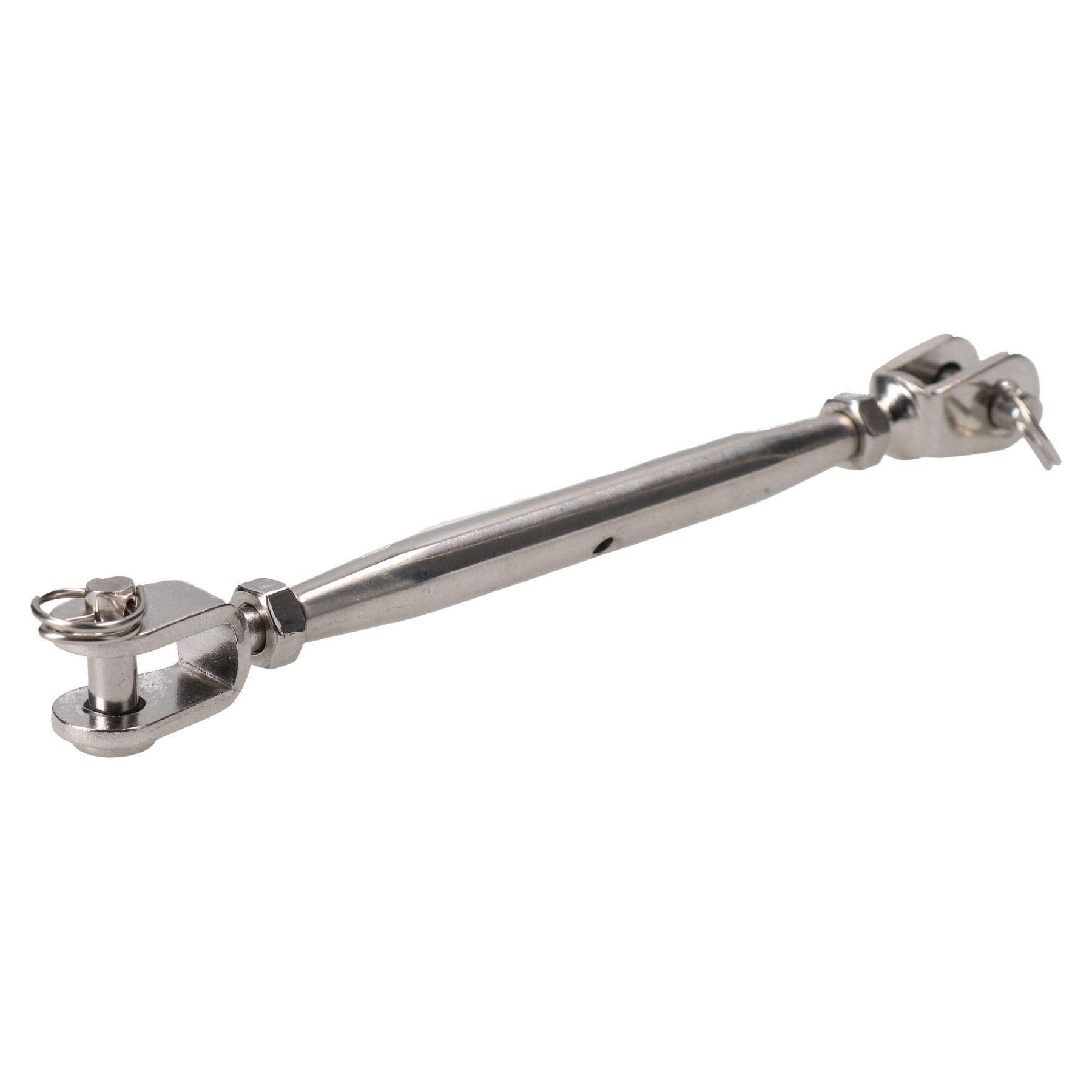 AB Tools Rigging Screw 6mm Jaw to Jaw Turnbuckle Straining Marine Grade 316 Stainless