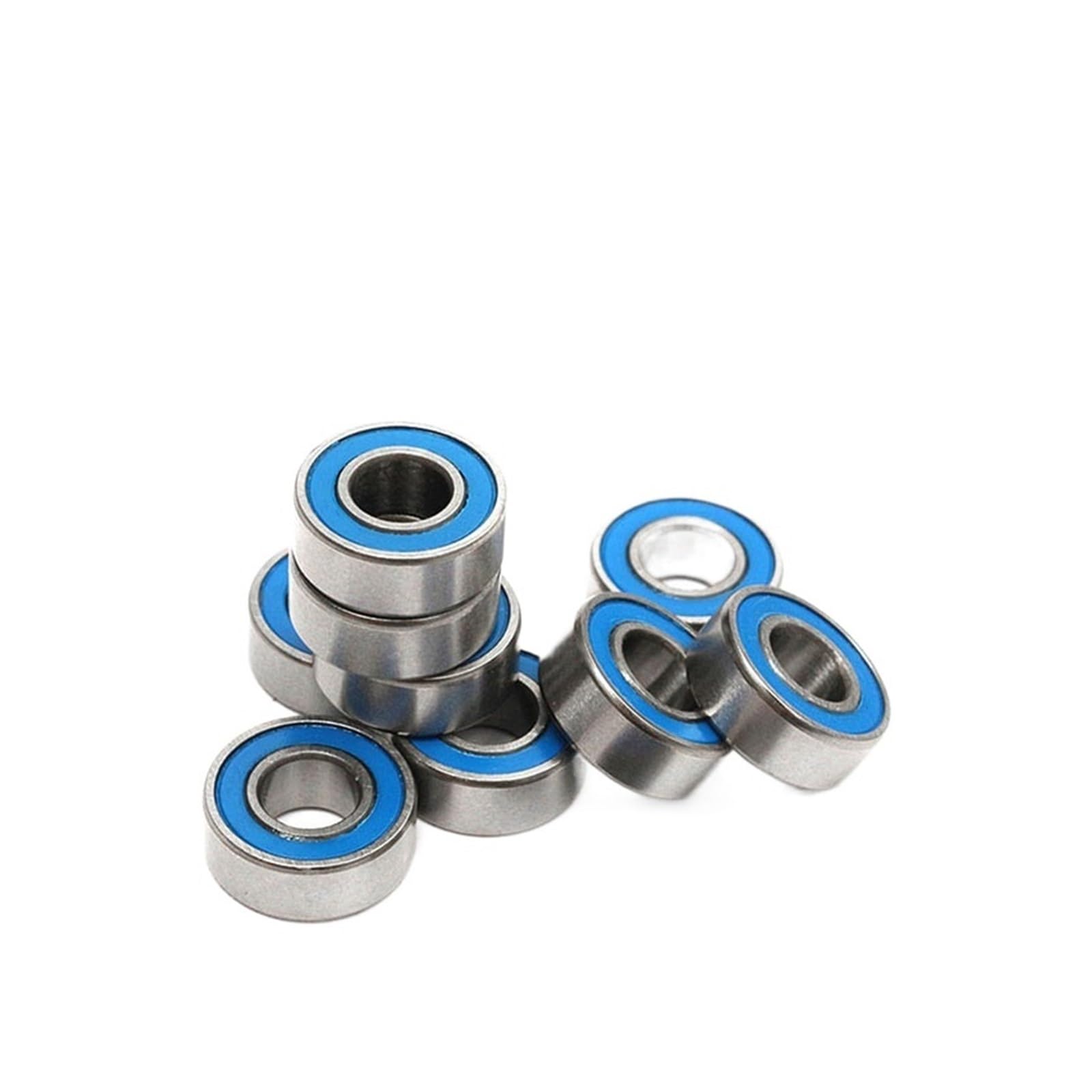 VSPPJYFG 10PCS ABEC-5 MR106-2RS MR106 2RS MR106 RS MR106RS 6x10x3 mm Blue Rubber Sealed Miniature deep Groove Ball Bearing