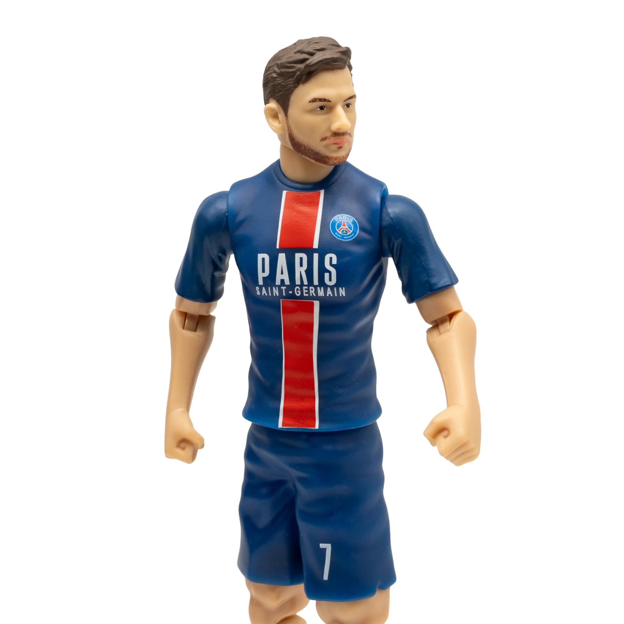 Sockers Banbo Toys - Action figure da collezione del Paris Saint-Germain Khvicha Kvaratskhelia, 20,3 cm