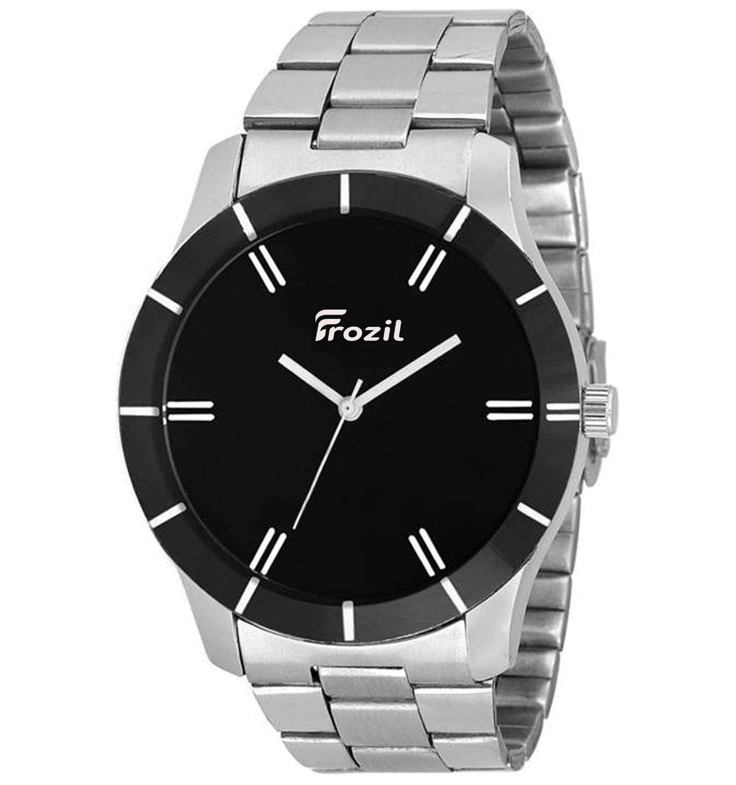 FROZIL Analogue Black Dial Stainless Steel Boys Watch(EG-M-110) (B085G6HZNS) Amazon Price History, Amazon Price Tracker