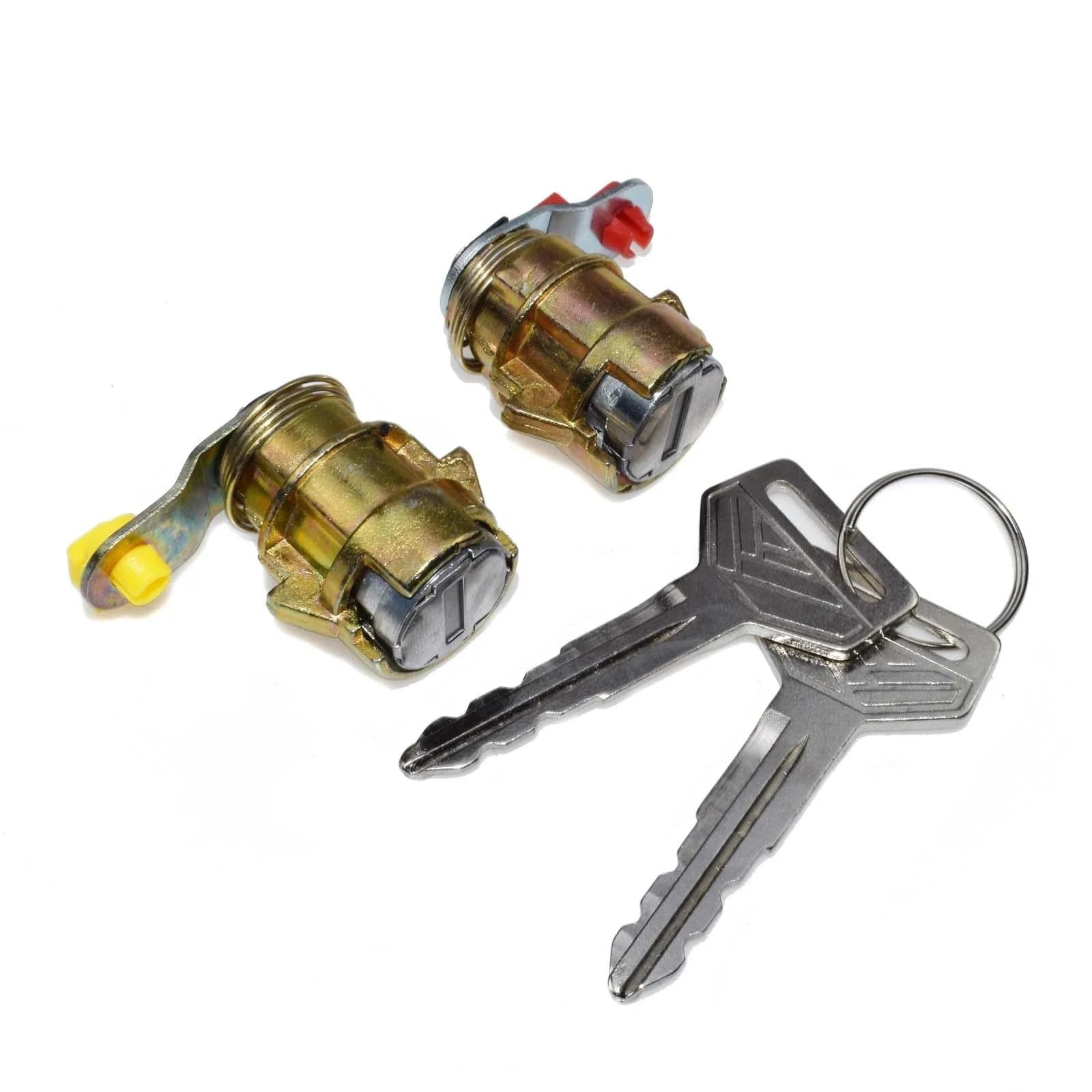Qloygmd One Color Door Lock Cylinder Kit W Keys For Toyota