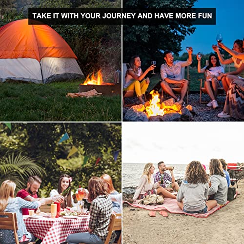 onlyfire Mobiler Grillspieß Set für Solo Stove Bonfire 49,6 cm Feuerstelle, Drehspieß mit Motor, 2 Fleischnadeln und Verstellbarer Grillrost für Camping, Outdoor, Grillküche