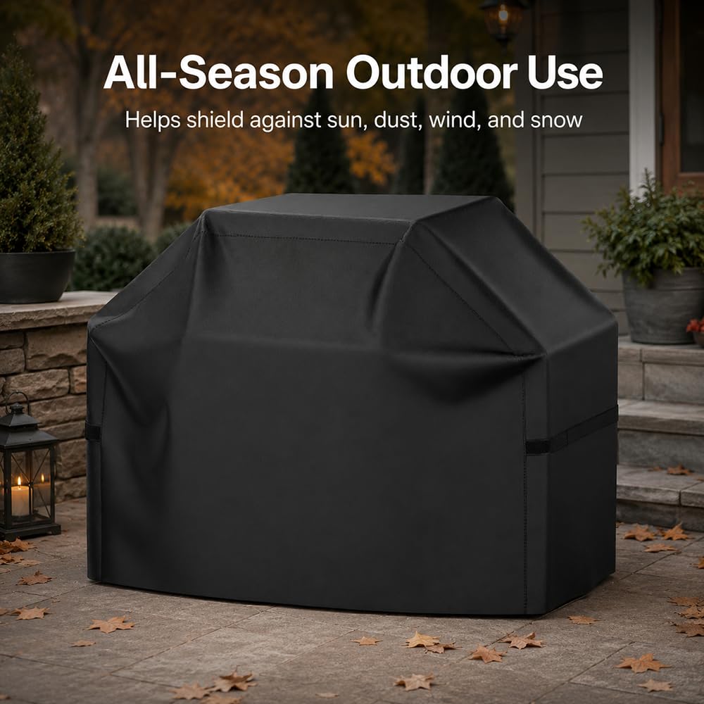 Funda para Barbacoa para 32‑Inch 4‑Burner Freestanding Propane Gas Grill 2016–2026, Oxford 600D Protección BBQ Exterior Impermeable Todo Clima, con Bolsa de Almacenamiento