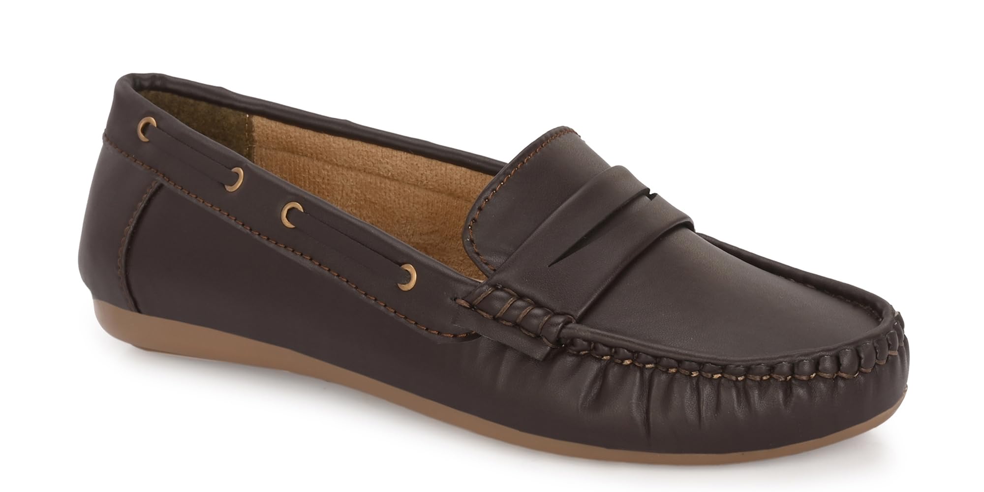 Karaddi Womens Loafer Shoes 8024 Comfortable Loafer Brown (B0CLVFZ2NC) Amazon Price History, Amazon Price Tracker