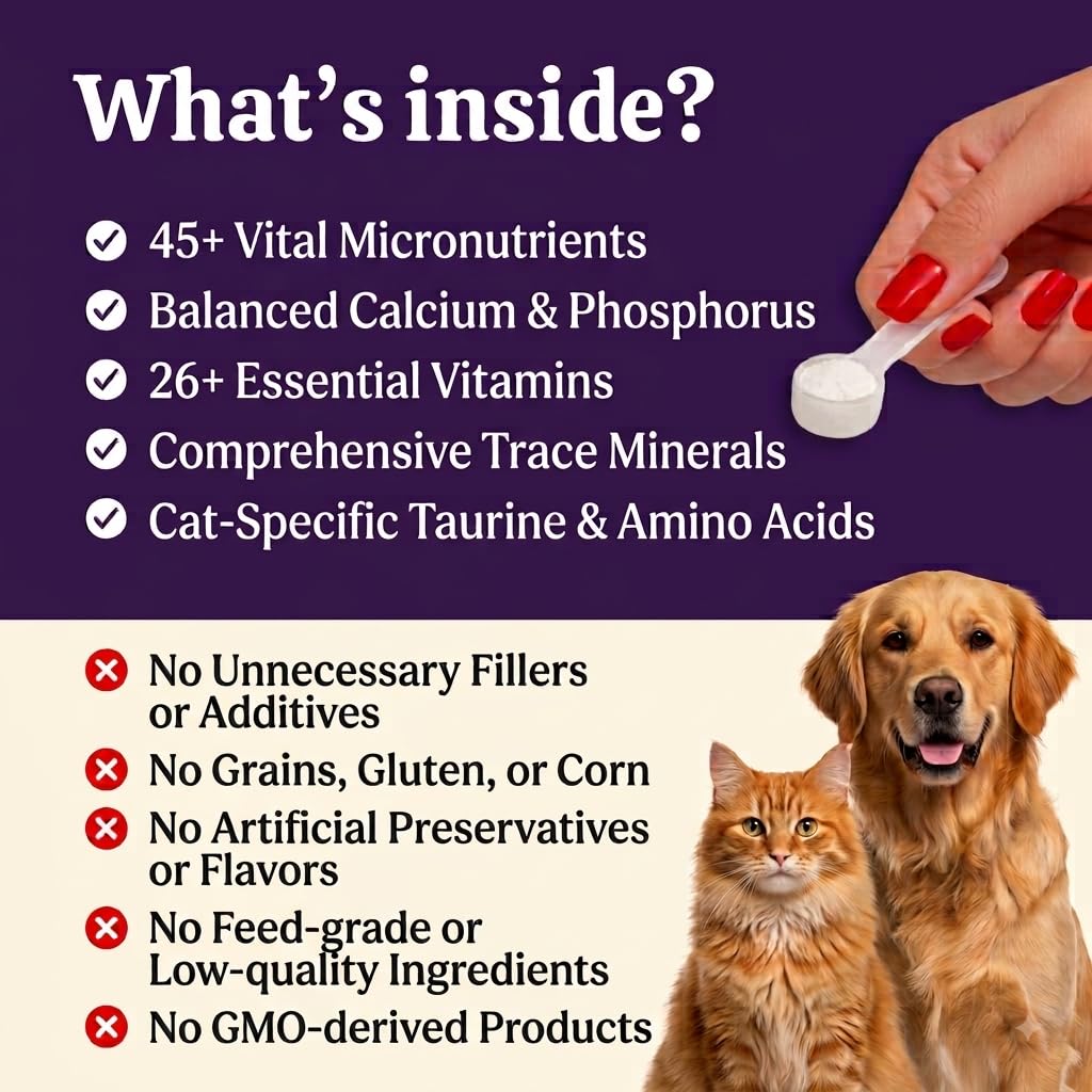 PETS HEALTH CART Advance Formula to Support for Pet Health, Strong Bones & Shiny Coat with the Goodness of 26 Vital Nutrients, Vitamins, Minerals and Amino Acids 2