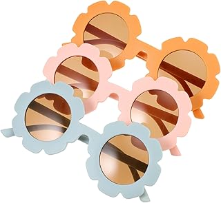 3 Pares De Óculos De Sol Óculos De Sol Menina Óculos De Sol Laranja Óculos De Sol Laranja Óculos De Festa Para Crianças Óculos De Sol Foto Óculos De Sol De Girassol Para Crianças