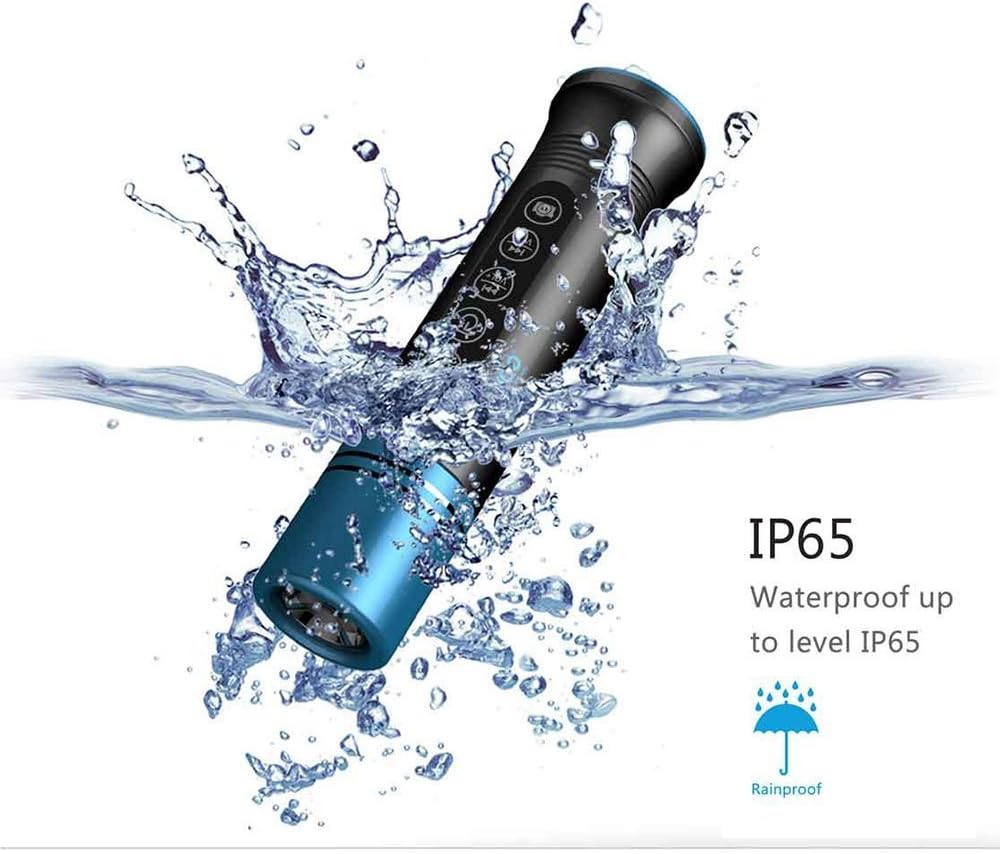 Freeman X6 IP65 Waterproof Bicycle Bluetooth Speakers with Selfie Function and LED Bike Light for Outdoor - Blue