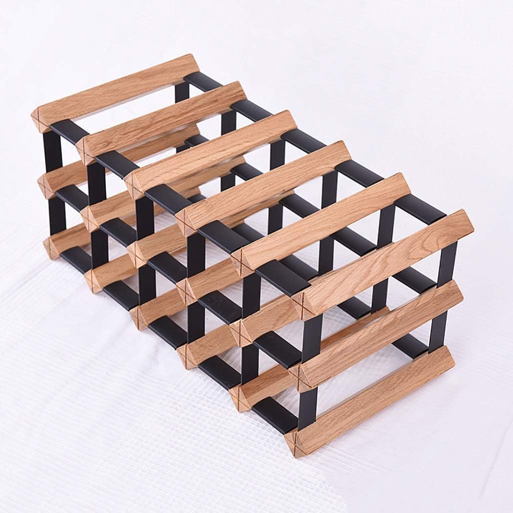 Wine Rack 15 Bottles Wine Show Wine Storage Rack Cube Cabinets Wine Rack Wine Display Stand Storage Shelf Suspension Solid Wood Grape Wine Cellar Wine Cellar Bar C