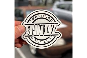 Certified Shitbox Car Decal: Proudly Display Your Ride's Quirks