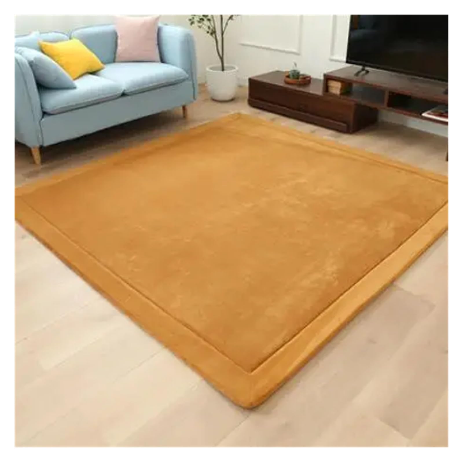 Matelas à coussin en molleton corail style tatami de chevet raffiné