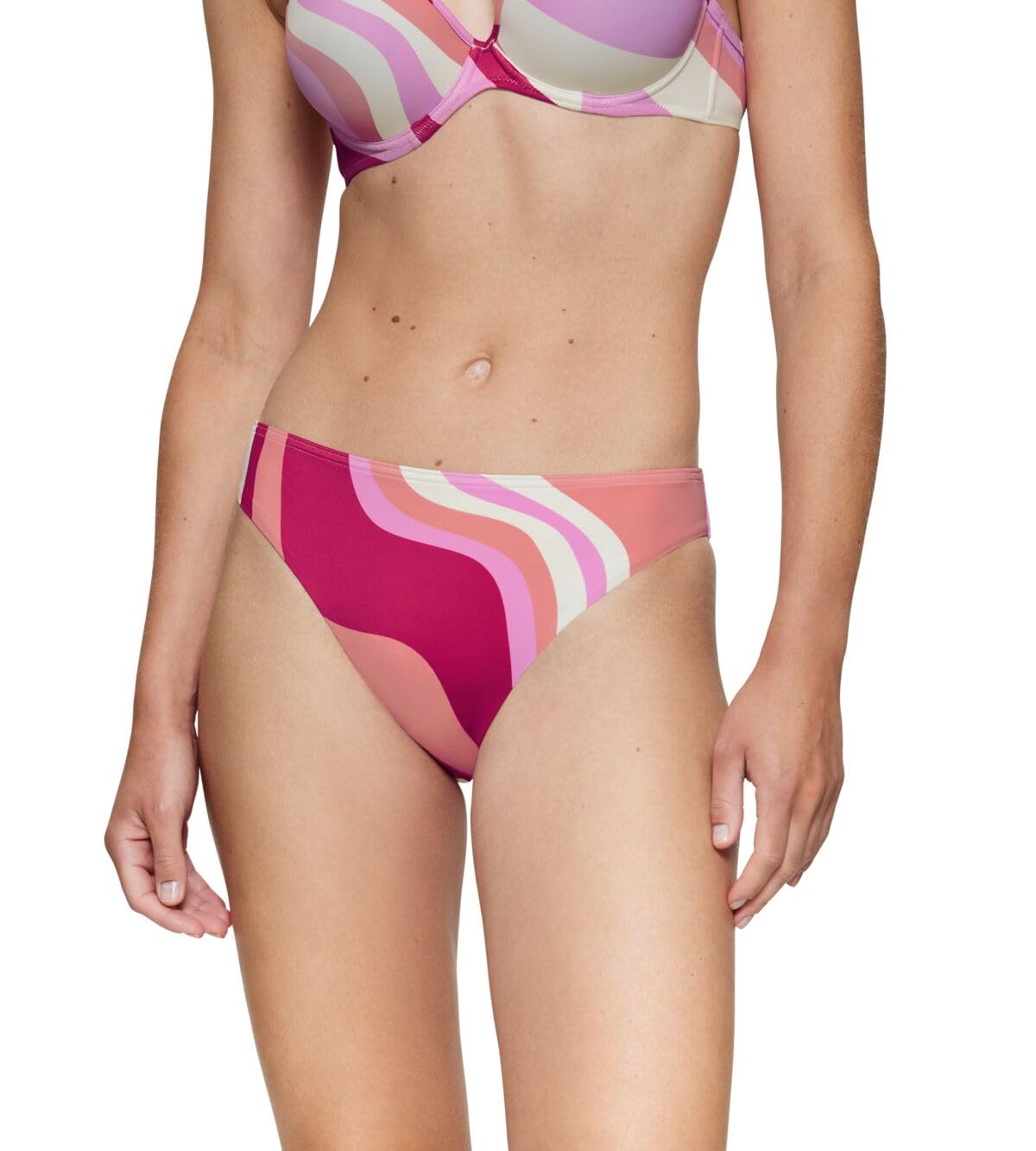 Triumph Women's Summer Mix & Match Tai Bikini Bottom, Multicoloured (Pink - Light Combination), 16