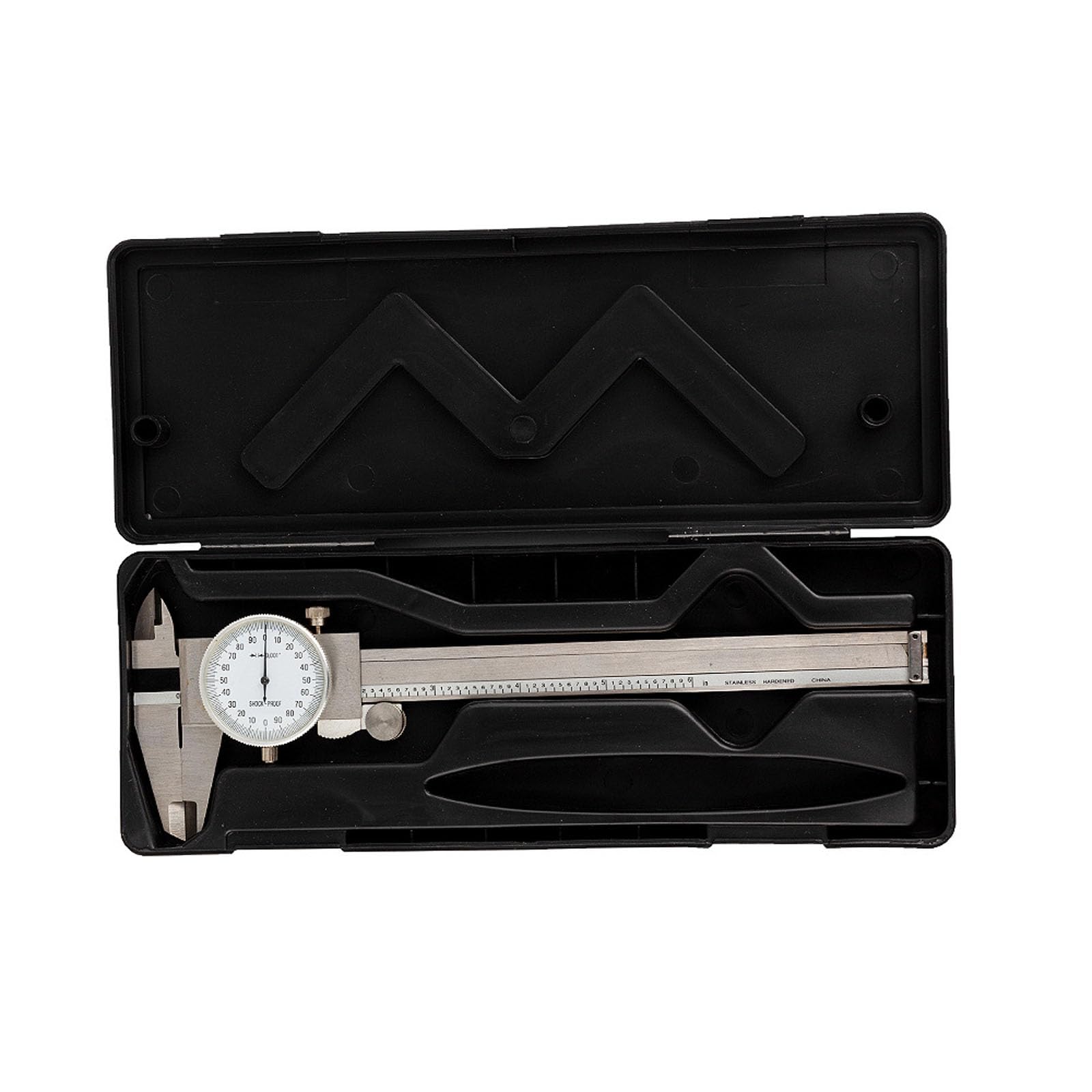 Diales profesionales de acero inoxidable, calibre 20, 3 cm, escala clara, nonio, instrumentos de medición industriales