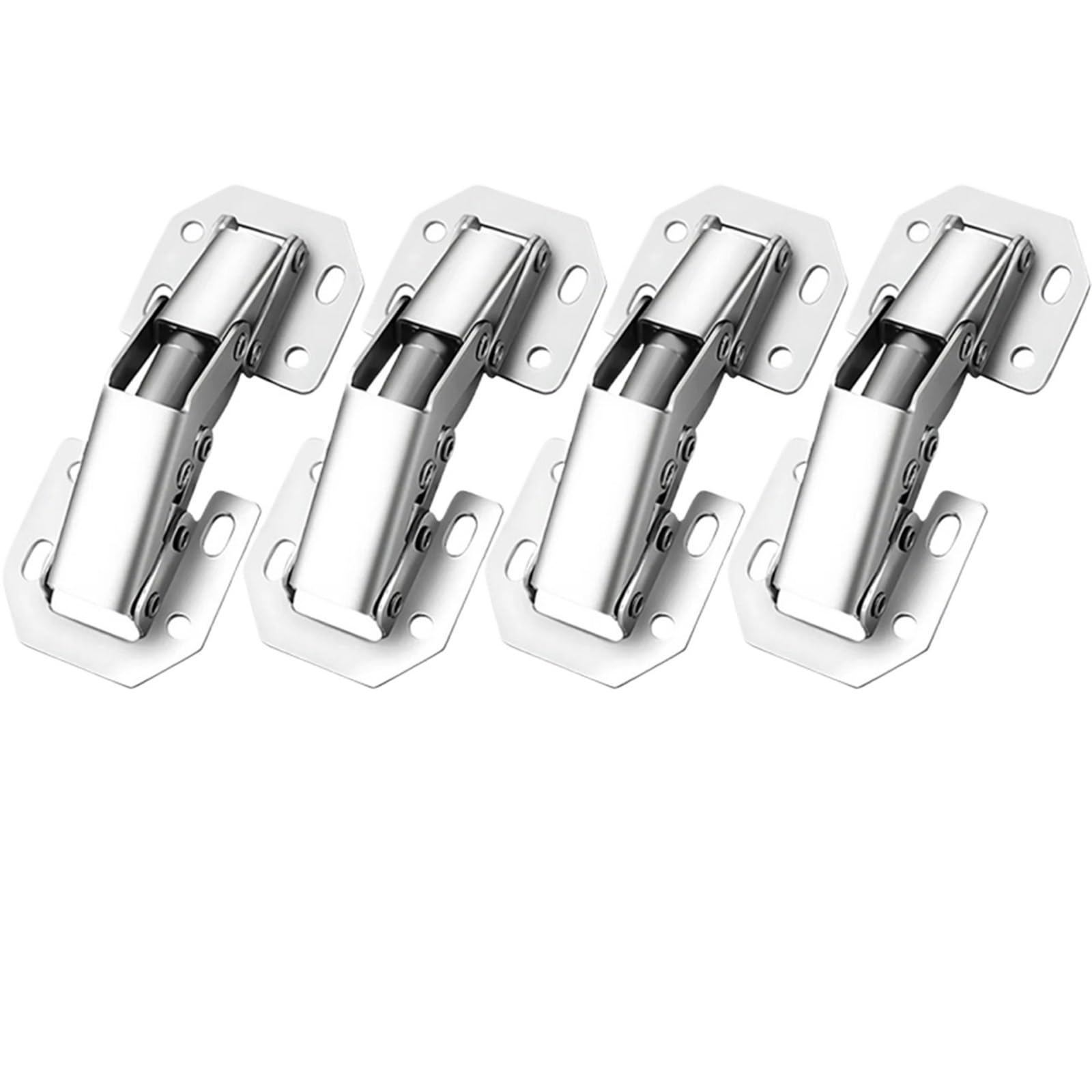 Btgyttkl 4Pcs Adjustable Hinges 2Pcs 90 Degree Cabinet Hinge With Adjustable Base For Framed And Frameless Door Installation(4Pcs)