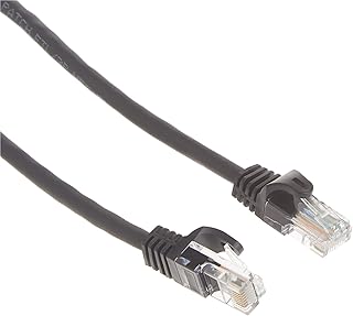 StarTech.com Cat5e Ethernet Cable - 6 ft - Black- Patch Cable - Snagless Cat5e Cable - Short Network Cable - Ethernet Cord - Cat 5e Cable - 6ft