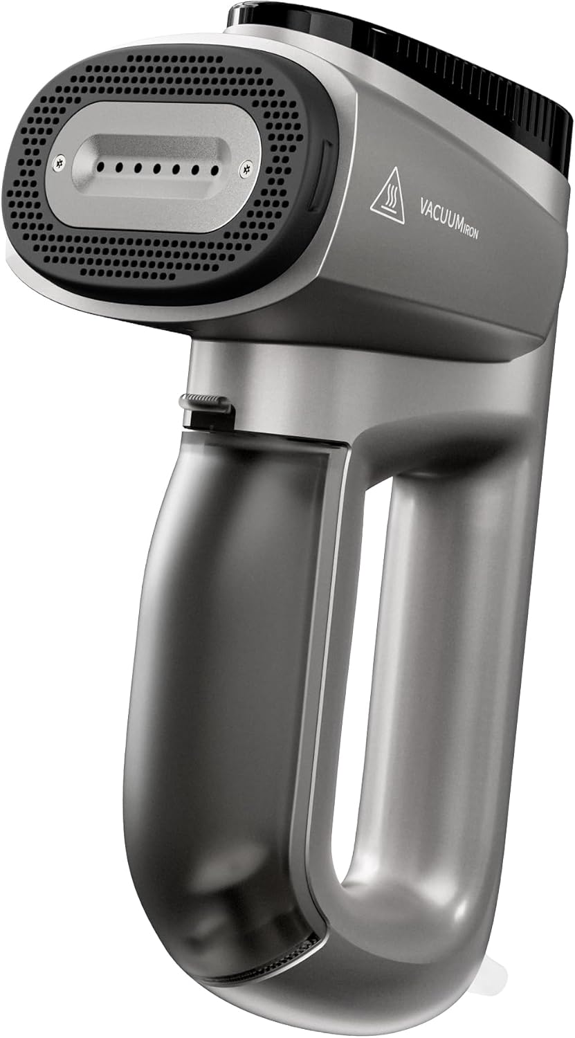 GKJ Steamer for Clothes, Handheld Vacuum Steamer 2300 Pa Suction, Portable Travel Steamers for Clothes, Steaming & Ironing 2 In 1, Auto-Grip, Removes Wrinkle GKJ Steamer for Clothes, Handheld Vacuum Steamer 2300 Pa Suction, Portable Travel Steamers for Clothes, Steaming & Ironing 2 In 1, Auto-Grip, Removes Wrinkle