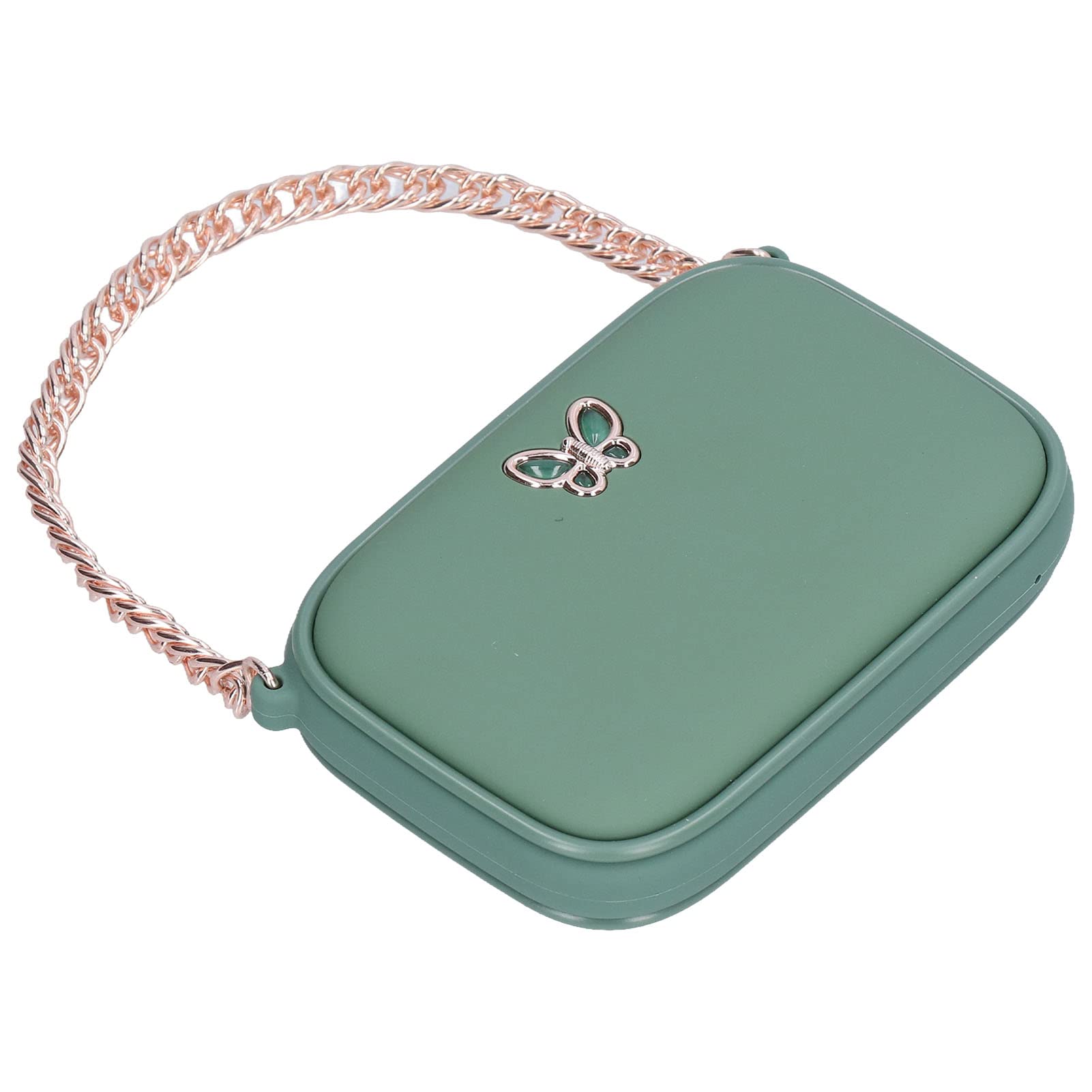 Scaldamani elettrico 2 in 1 Power Bank 45‑55℃ Borsa riscaldante a doppia faccia USB ricaricabile invernale tascabile riscaldatore a forma di borsa nero