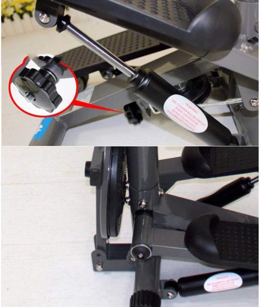 Stepper Steppers Handle Mini Exercise Fitness Machine Under Desk Elliptical Stepper Adjustable, More Stable with Heavier Weight, Portable Mini Step
