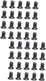 UKCOCO 200 PCS computer hard drive screws Flat Head Screw HDD Screw Computer Part computer screws Screw for Hot Swap Screw for Tray Screw for HDD Chassis black nickel Accessories
