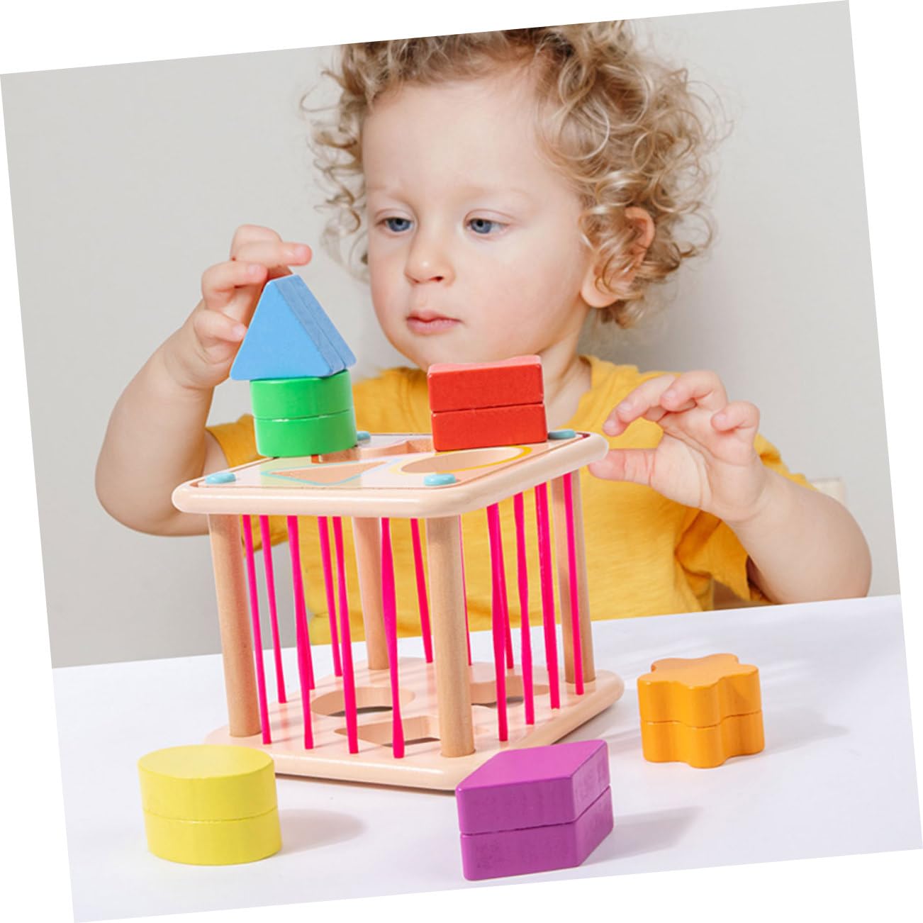 Lot De 75 Anneaux De Liaison Bébé En PE | Jouet Sensoriel Motricité Fine | Attaches Pour Lit, Poussette, Sac