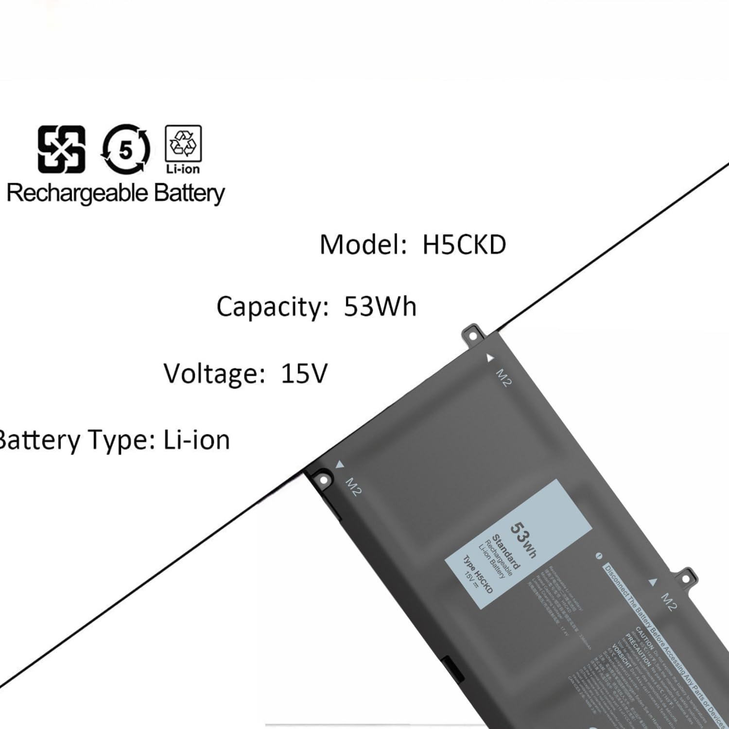 Amazon.com: TAUPO H5CKD Battery Fit for Dell Latitude 3410 3510