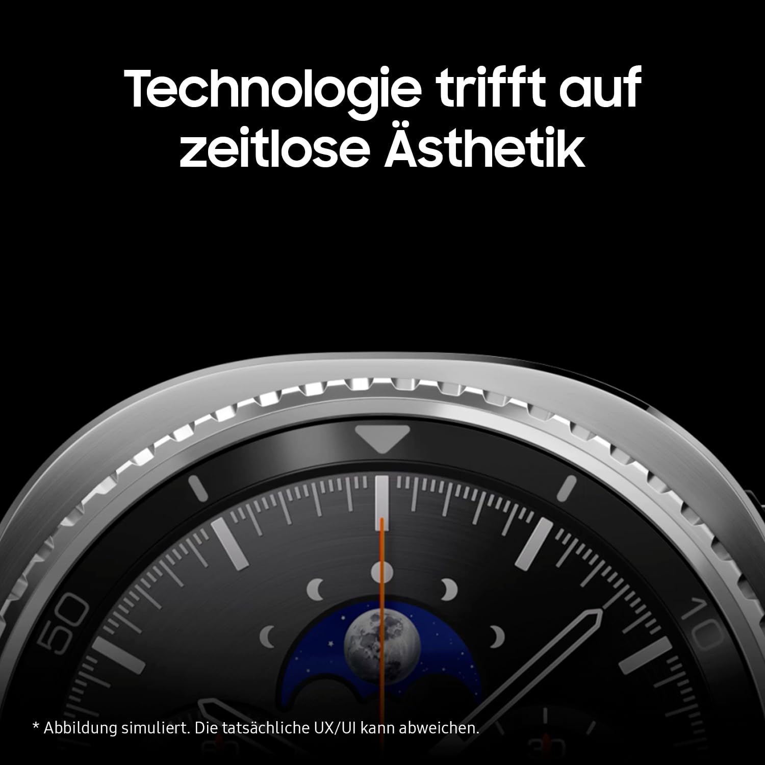 Samsung Galaxy Watch8 Classic Smartwatch, Fitness-Uhr, 64 GB Speicher, 46 mm, Bluetooth, Schwarz