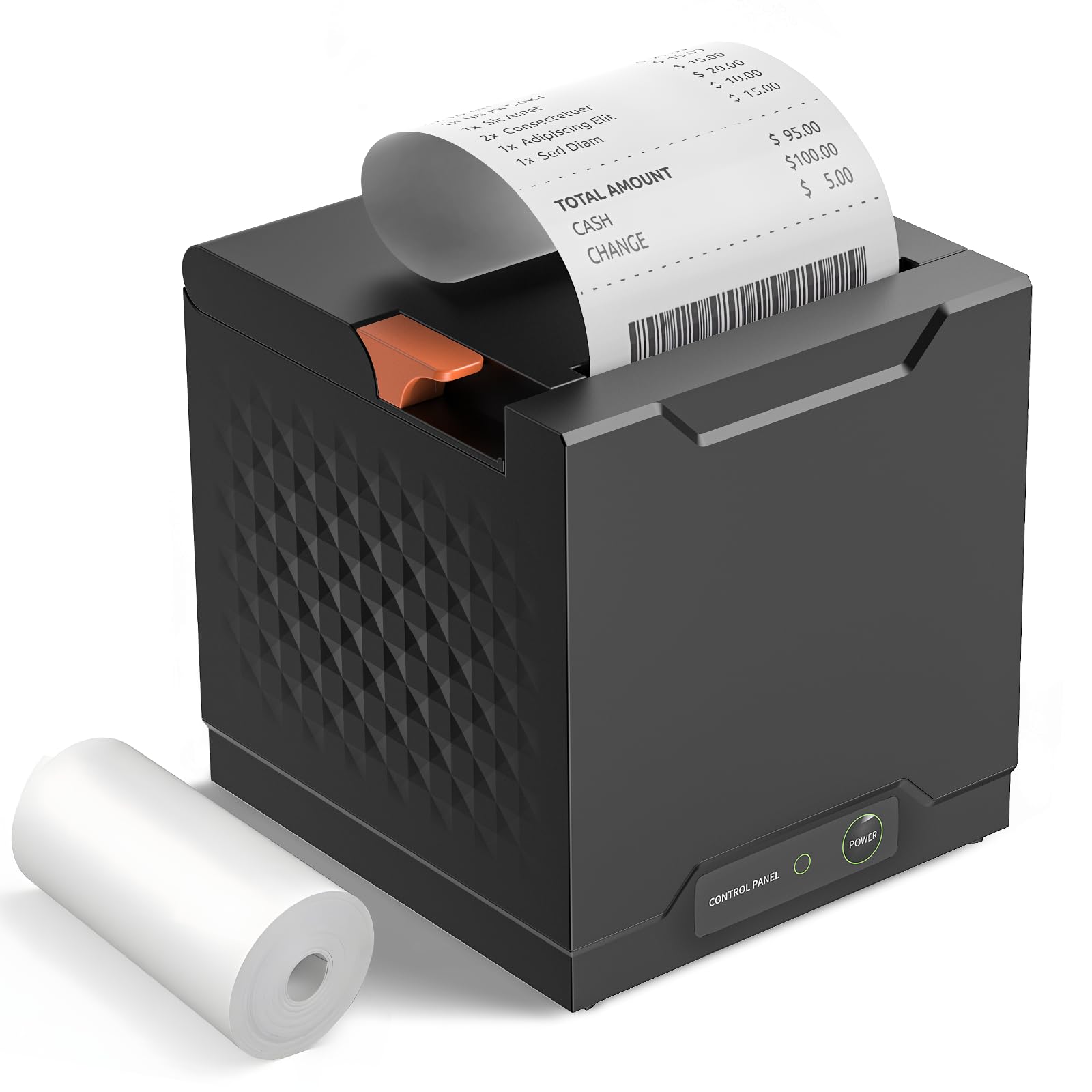 Photo 1 of ETprin Thermal Receipt Printer, Restaurant Kitchen Printer, 80mm POS Printer with Auto Cutter, USB/Ethernet Interface, for Windows/Mac/Linux, Not Compatible with Square