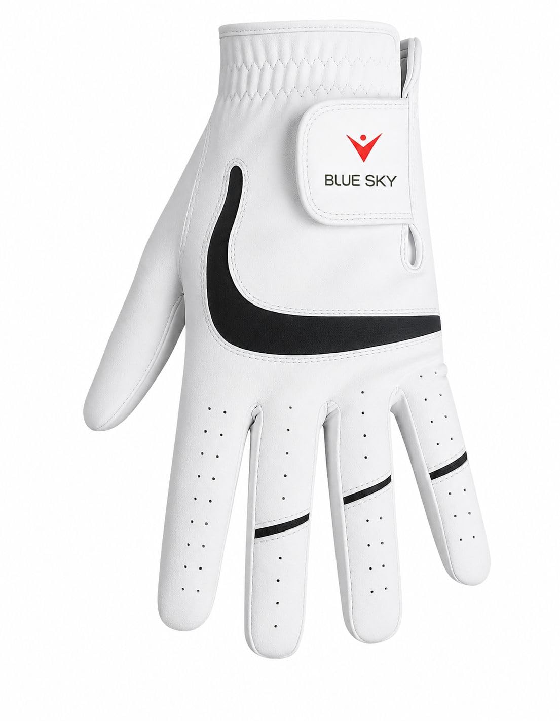 BLUESKYPORTS Golf Gloves Men Full Finger Premium Leather Left Hand Right All Weather Gloves Non-Slip Palm Flexible Breathable Golfing Gloves for Men And Women Stratus Tech Golf Gloves for Golfers