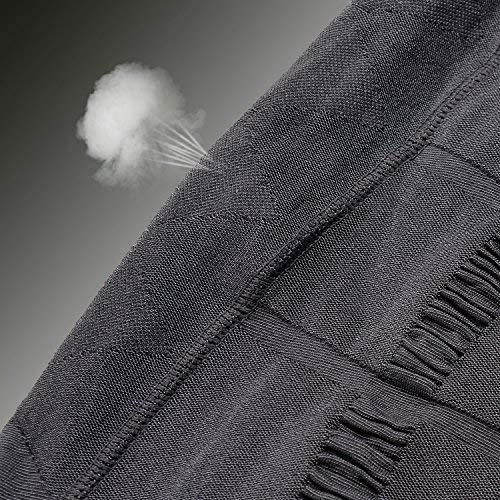 Odoland Mens 5 Pack Body Shaper Slimming Tummy Vest Thermal Compression Shirt Tank Top Shapewear, Black/Black/Black/Black/Black, L #TOP5